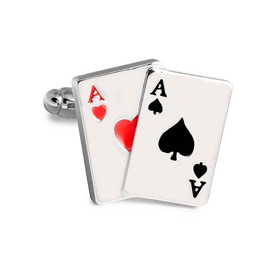 Gemelli da polso carte da poker